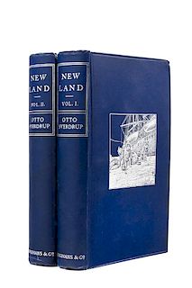 * SVERDRUP, Otto. New Land; Four Years in the Arctic Regions. London: Longmans, Green & Co., 1904.