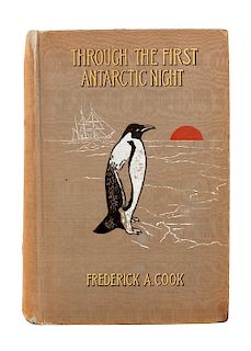 * COOK, Frederick Albert (1865-1940). Through the First Antarctic Night 1898-1899. A Narrative of the Voyage of the 'Belgica' am