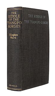 * KINGDON-WARD, Frank (1885-1958). The Riddle of the Tsangpo Gorges. London: Edward Arnold, 1926.