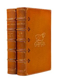 * [POLO, Marco (1254?-1354?)]. YULE, Henry (1820-1889), translator. The Book of Ser Marco Polo, the Venetian. Concerning the Kin
