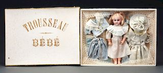 All Original DEP Doll w/ Trousseau in Presentation Box. 