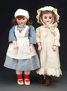 Lot of 2: K*R 117N and H.H.109 Character Dolls.