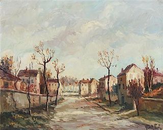 Albert Vagh, (Hungarian, b. 1931), Entree du Village en Provence
