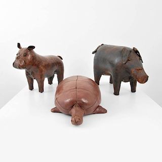 Abercrombie & Fitch Leather Animals, Set of 3