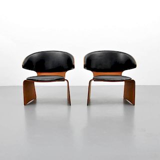 Hans Olsen "Bikini" Lounge Chairs, Pair