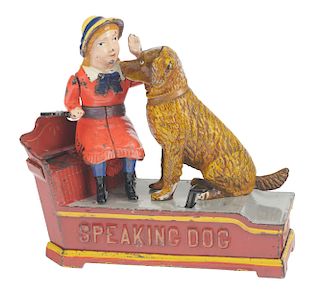 Speaking Dog Mechanical Bank.