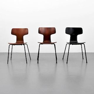 Arne Jacobsen "Model 3103" Chairs, Set of 3