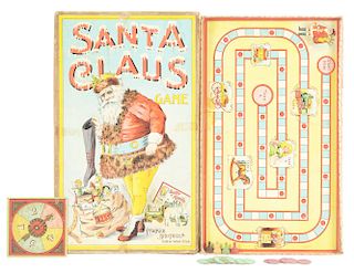Early Parker Brothers Santa Claus Game. 