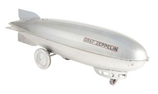 Pressed Steel Steelcraft Graf Zeppelin Floor Toy.