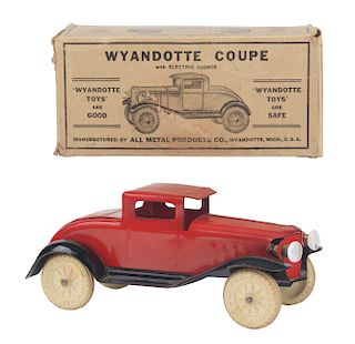 Pressed Steel Wyandotte Coupe Automobile with Box. 