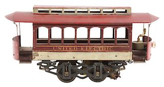 Early Voltamp United No. 2120 Electric Trolley.