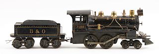 Lot Of 2: Very Early Voltamp No. 2100 Engine with B&O Tender.
