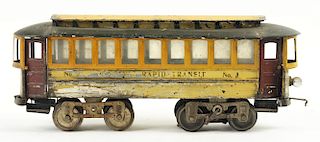 Early Lionel No. 3 Electric Rapid Transit Trolley.