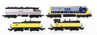 Lot of 4: Lionel & M.T.H Locomotives In Boxes. 
