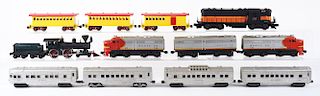 Lot Of 13: Thomas Industries & Lionel O Gauge Trains One With Box. 
