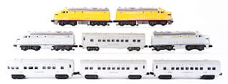 Lot of 6: 2 Lionel 2023 Alco Trains & 4 Passenger Cars Some In Boxes. 