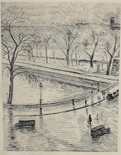 Albert Marquet, (French, 1875-1947), Le Pont Neuf, Paris, 1938