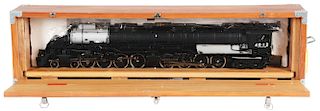 Big Boy 4884 Engine in Wooden Box.