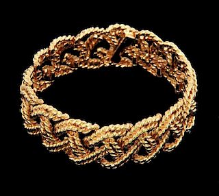 14K Gold "Braid" Bracelet