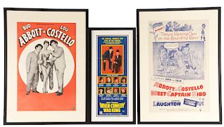 Lot of 3: Framed Comic & Comedy Posters.