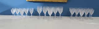 Lot of Assorted Baccarat Stemware.
