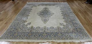 Vintage And Finely Hand Woven Kirman Carpet