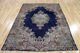 Antique And Finely Hand Woven Kirman Carpet.