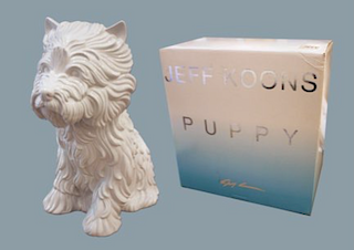 Jeff Koons, Puppy Vase, 1998