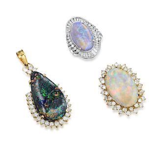 A Group of Opal Jewelry