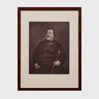 Étienne Carjat (1828-1906): Portrait of Gioachino Rossini