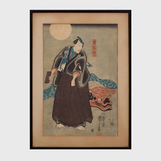 After Kuniyoshi Utagawa (1798-1861): Actor