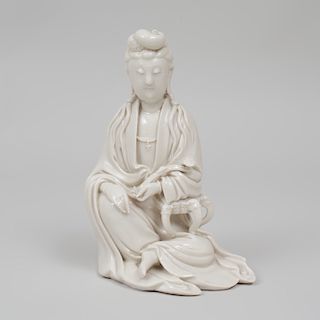 Chinese Dehua Porcelain Figure of Guanyin