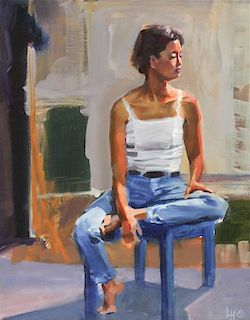 Libby Hart, (American, 1952-2008), Seated Woman