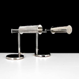 Walter Von Nessen Desk Swing-Arm Lamps, Pair
