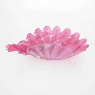 Murano Glass Shell Bowl Attributed to S. Puccini