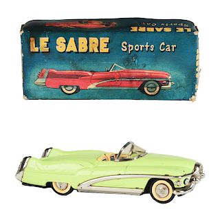 Tin Litho and Painted Friction Buick Le Sabre.