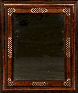 CONTINENTAL MIRROR WOOD FRAME MOTHER OF PEARL
