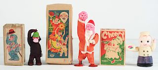 Lot of 3: Occupied Japan Wind Up Celluloid And Tin Toys.