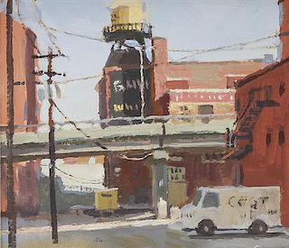 Kang Yon Cho, (Korean/American, b. 1953), Sunday in Denver and View from RTD Center (16th Street Mall)