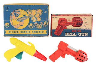 Lot of 2: Early Plastic Space Guns.