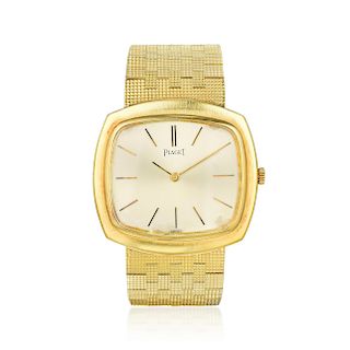 Piaget Ref. 12432 Cushion-Shaped Watch in 18K Gold
