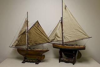 Lot of Two  Antique Ships.