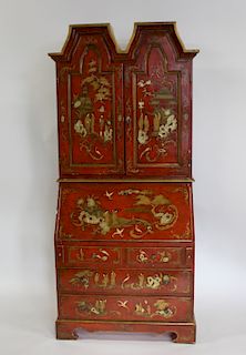Fine Custom Quality Chinoiserie Decorated