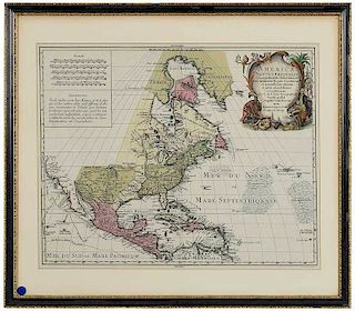 19th Century Map of North America