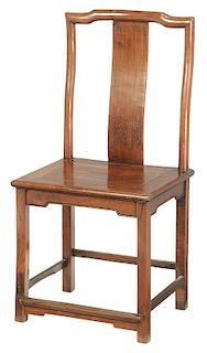 Chinese Hardwood Side Chair