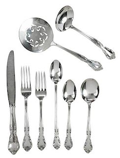 American Classic Sterling Flatware, 48 Pieces