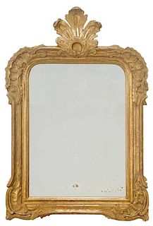 Louis Philippe Carved and Gilt Wood Mirror