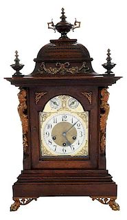 Junghans Mahogany Bracket Clock
