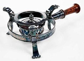 Silver-Plate Chafing Dish Stand
