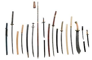 11 Asian Blades, Tachi, Parang, Wakizashi, Tanto